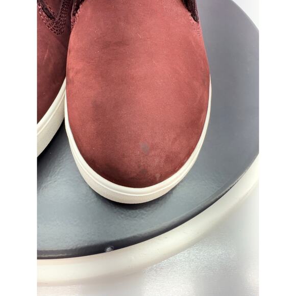 Timberland Dausette Burgundy Women's Size 10 Sneakers Boots Nubuck Suede Shoes - Picture 4 of 12